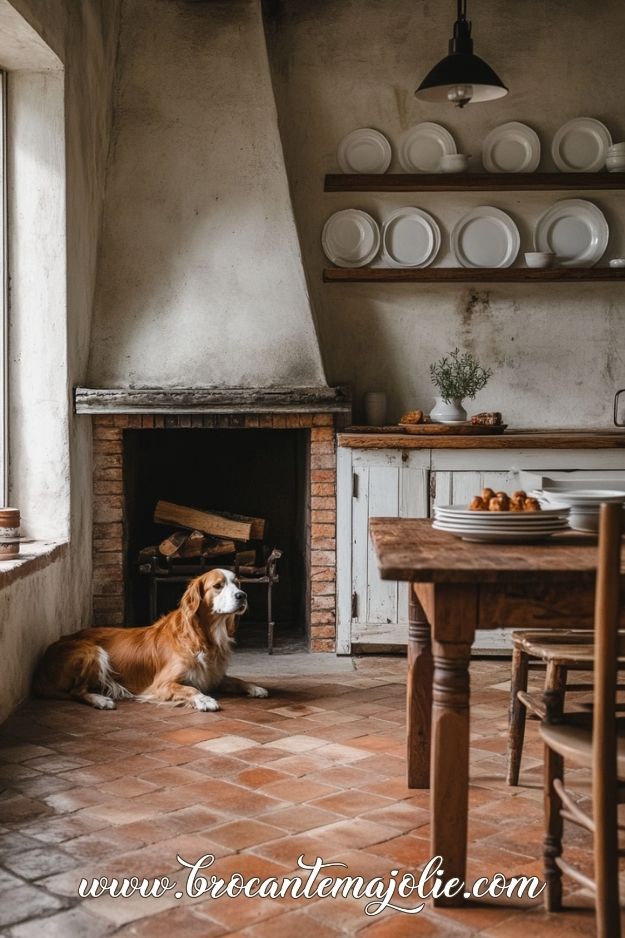 french farmhouse decor in kitchen
