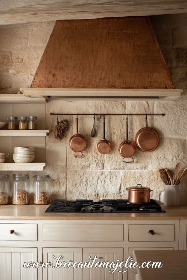 french provincial copper decor