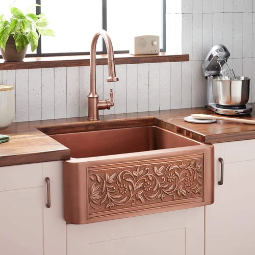 copper kitchen sink