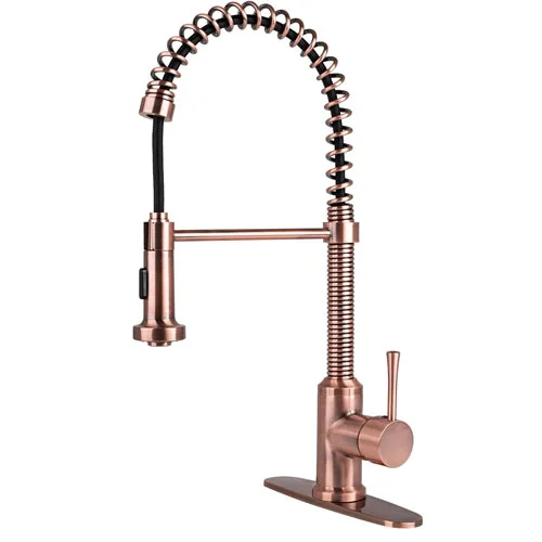 copper kitchen faucet