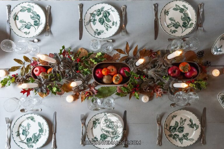 Easy ideas for 2024 Thanksgiving or Fall Table Settings Brocante Ma Jolie