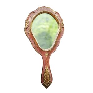 Vintage Florentine Handheld Mirror