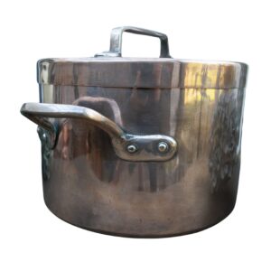 French Copper Stockpot with Lid