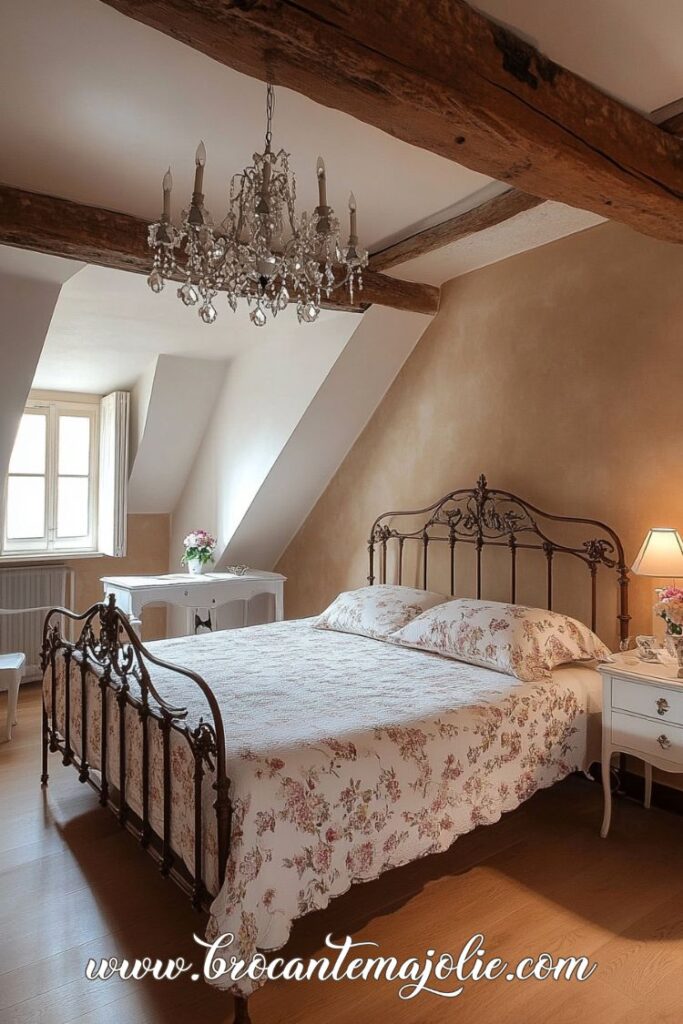 rustic french country bedroom