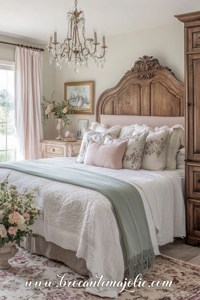 french country bedroom color palette