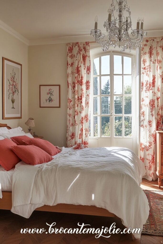 french country bedroom lighting