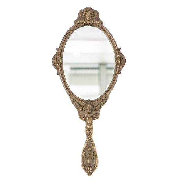 vintage french hand mirror