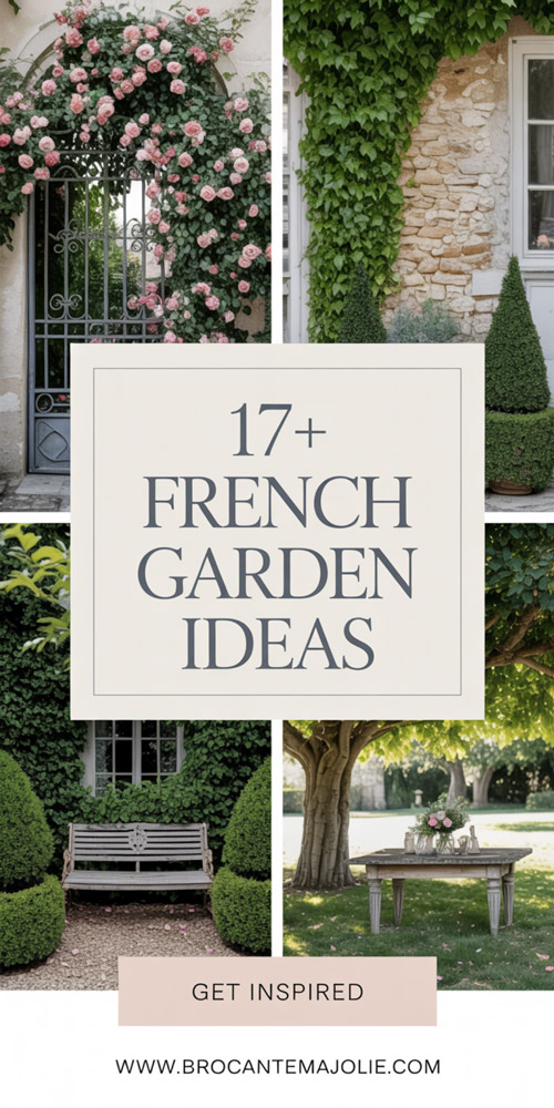 french garden pinterest pin
