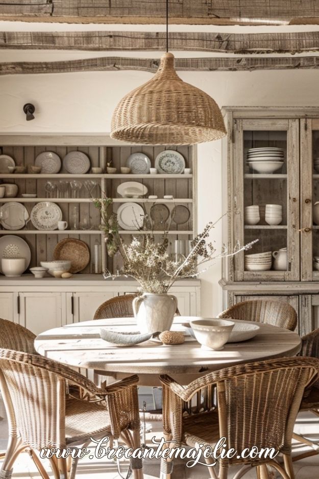 french country dining room rustic decor