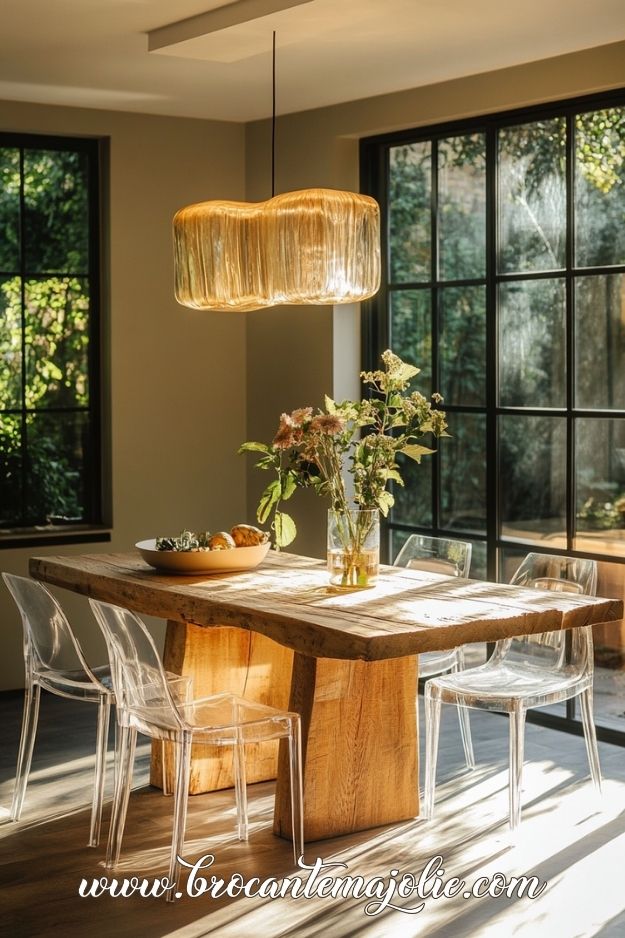french country modern dining room