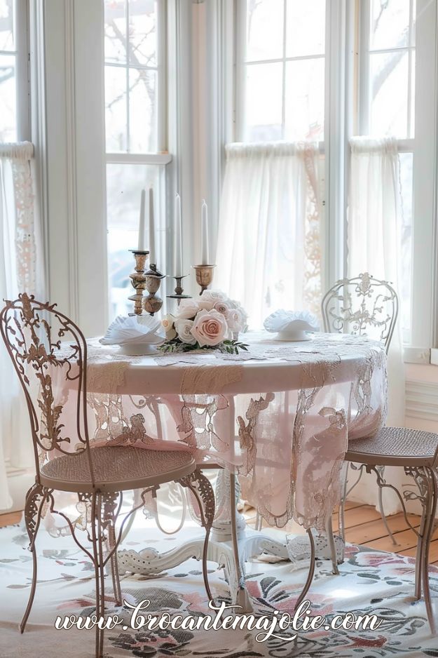 shabby chic dining room