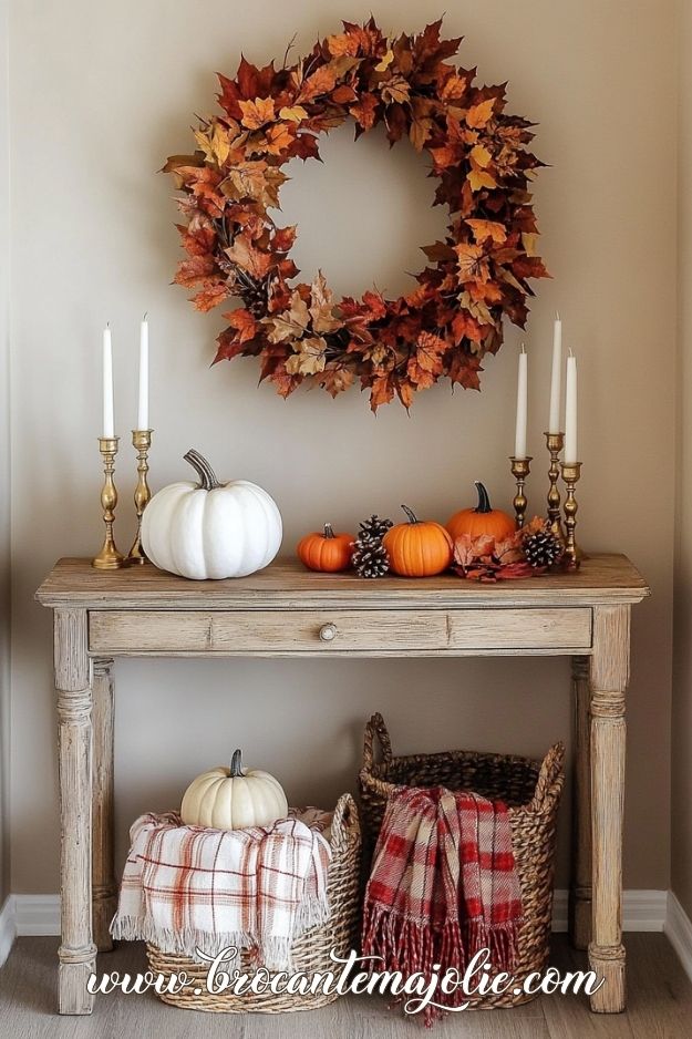 fall decor ideas wreath
