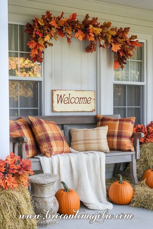 fall front porch sign