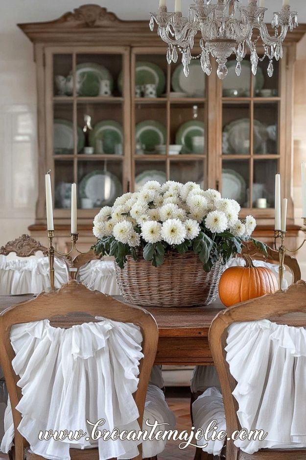 fall table centerpiece