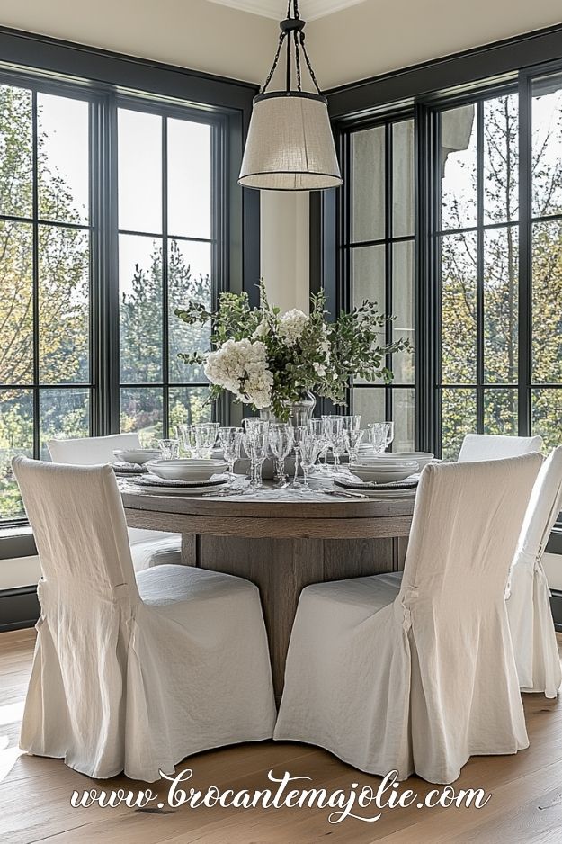 french country shabby chic dining room