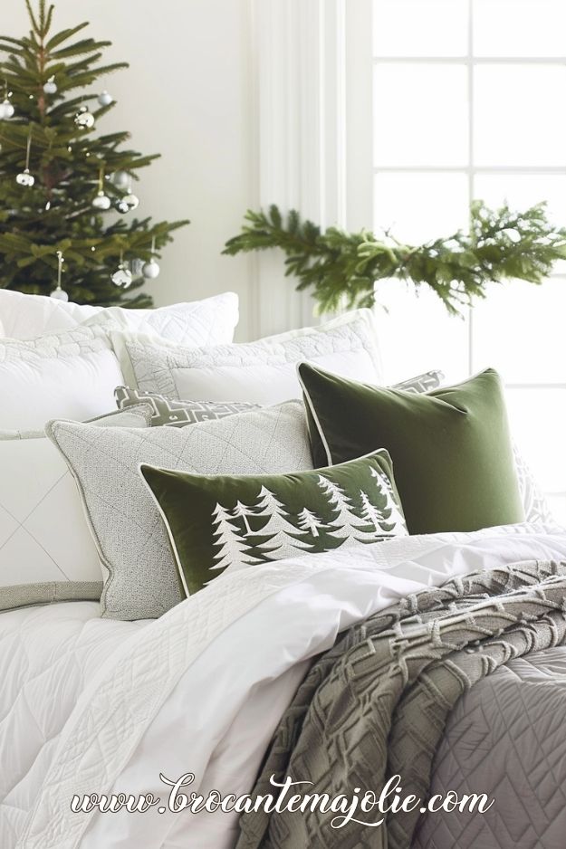 cozy christmas decor bedroom ideas