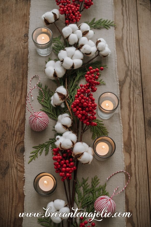 christmas table decor centerpiece