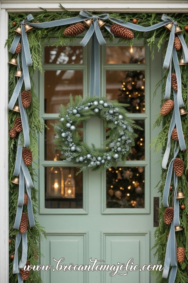 christmas door garland