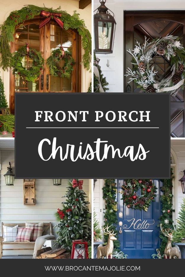outdoor christmas decorations front porch pinterest pin