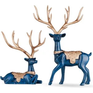 french-country-christmas-decor-blue-gold