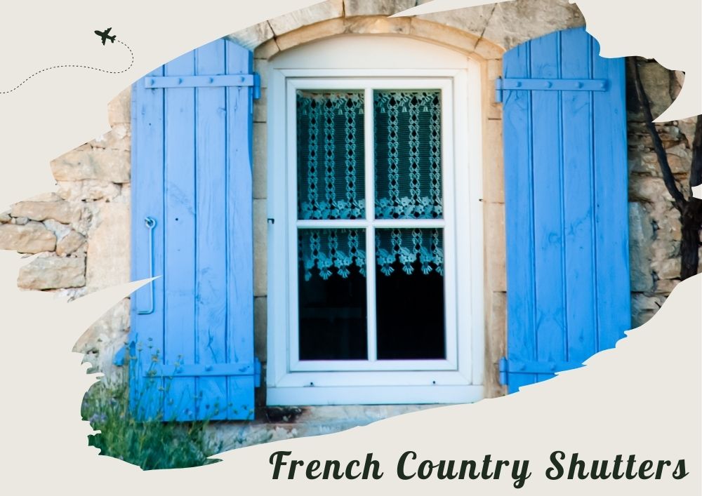french country shutters exterior