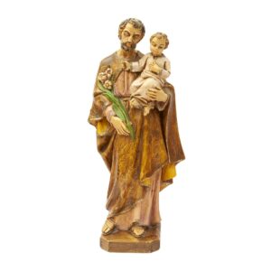 Antique Italian religious statue Saint Joseph