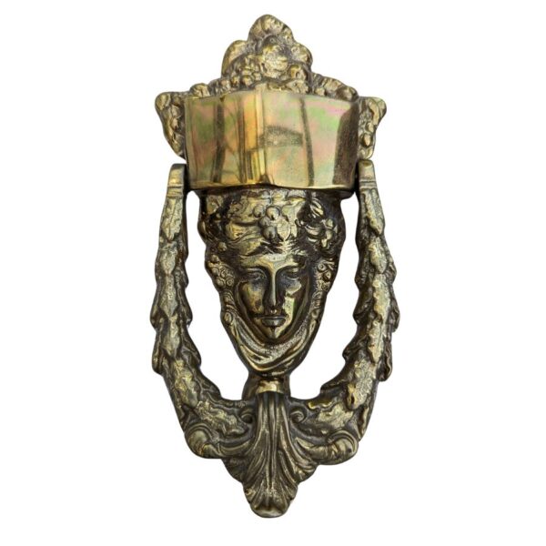 Vintage French Bronze Door Knocker