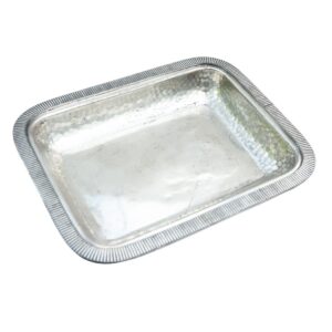 silver plated serving tray