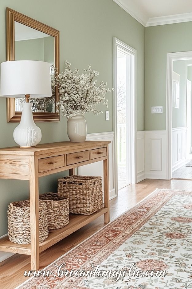 french country entryway decor