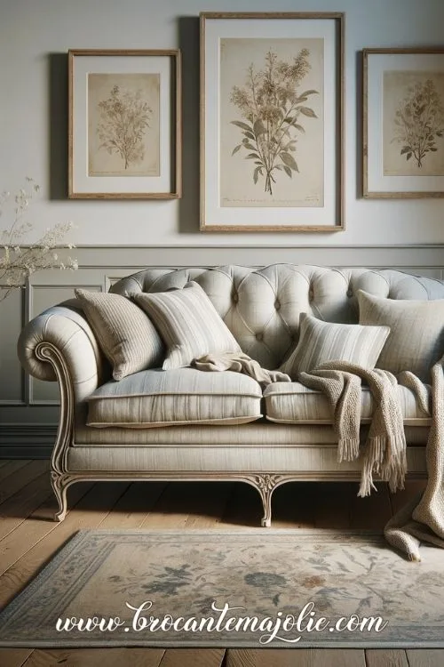 linen cover sofa