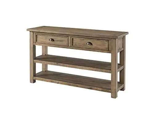Martin Svensson Home Monterey Solid Wood Sofa Console Table Reclaimed Natural