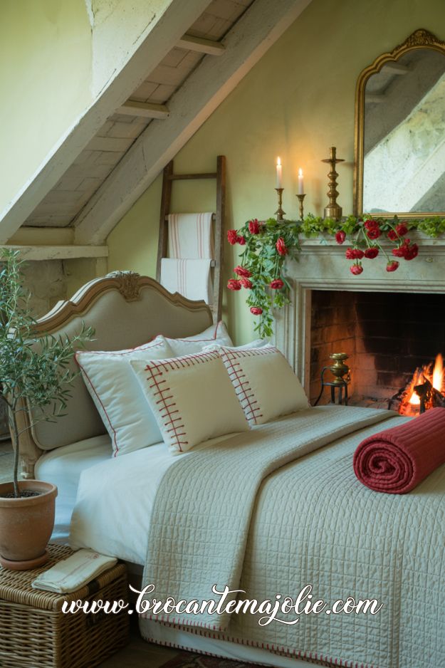 farmhouse valentine bedroom decor