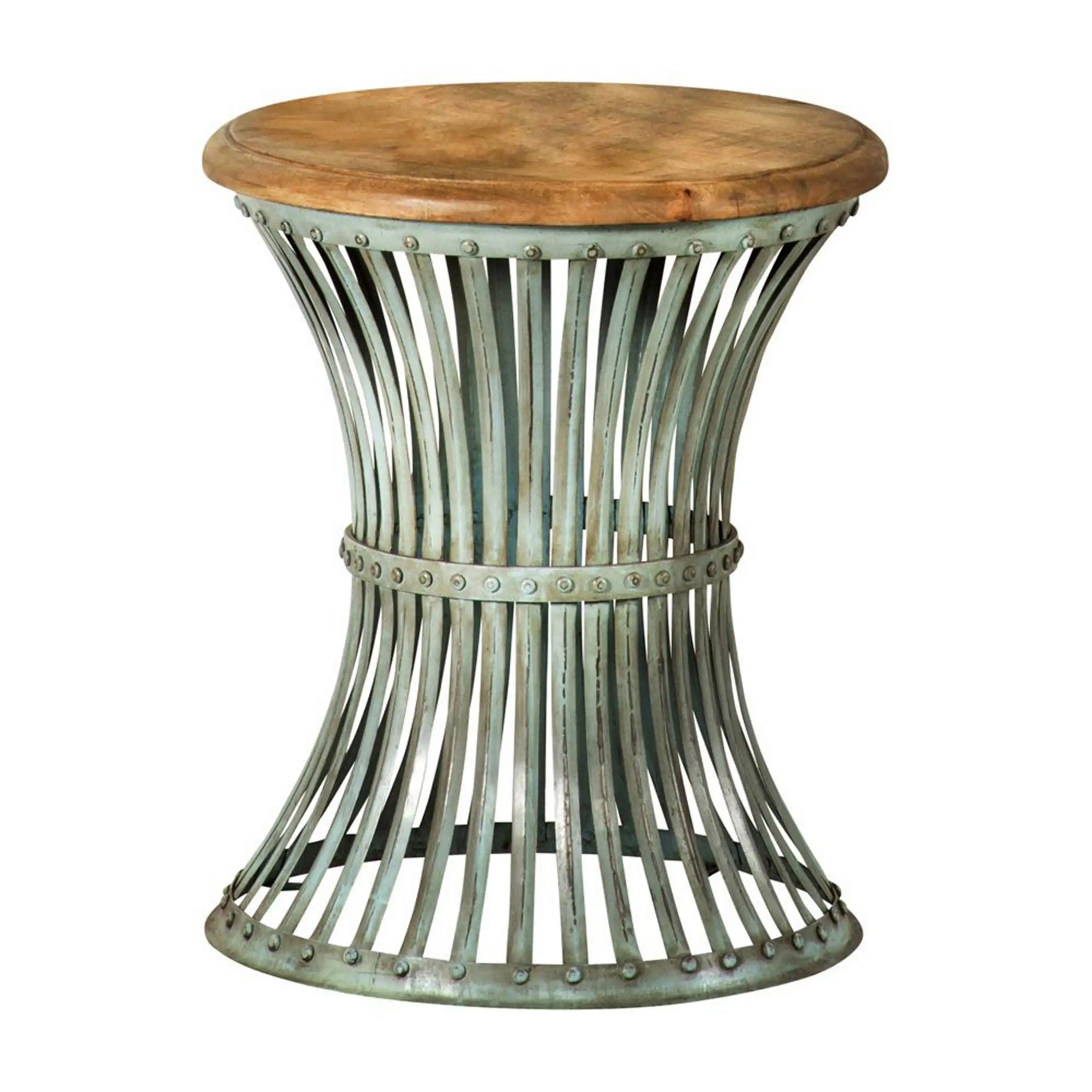 Bresha Solid Wood Pedestal End Table