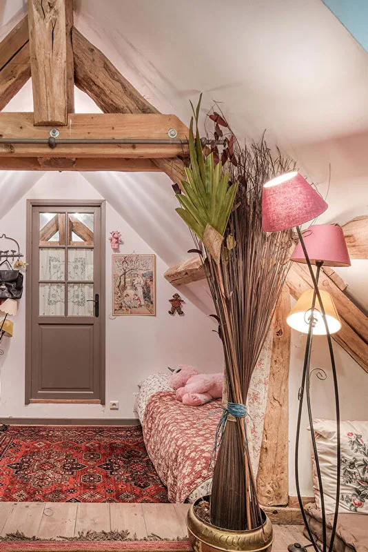 french country cottage house attics
