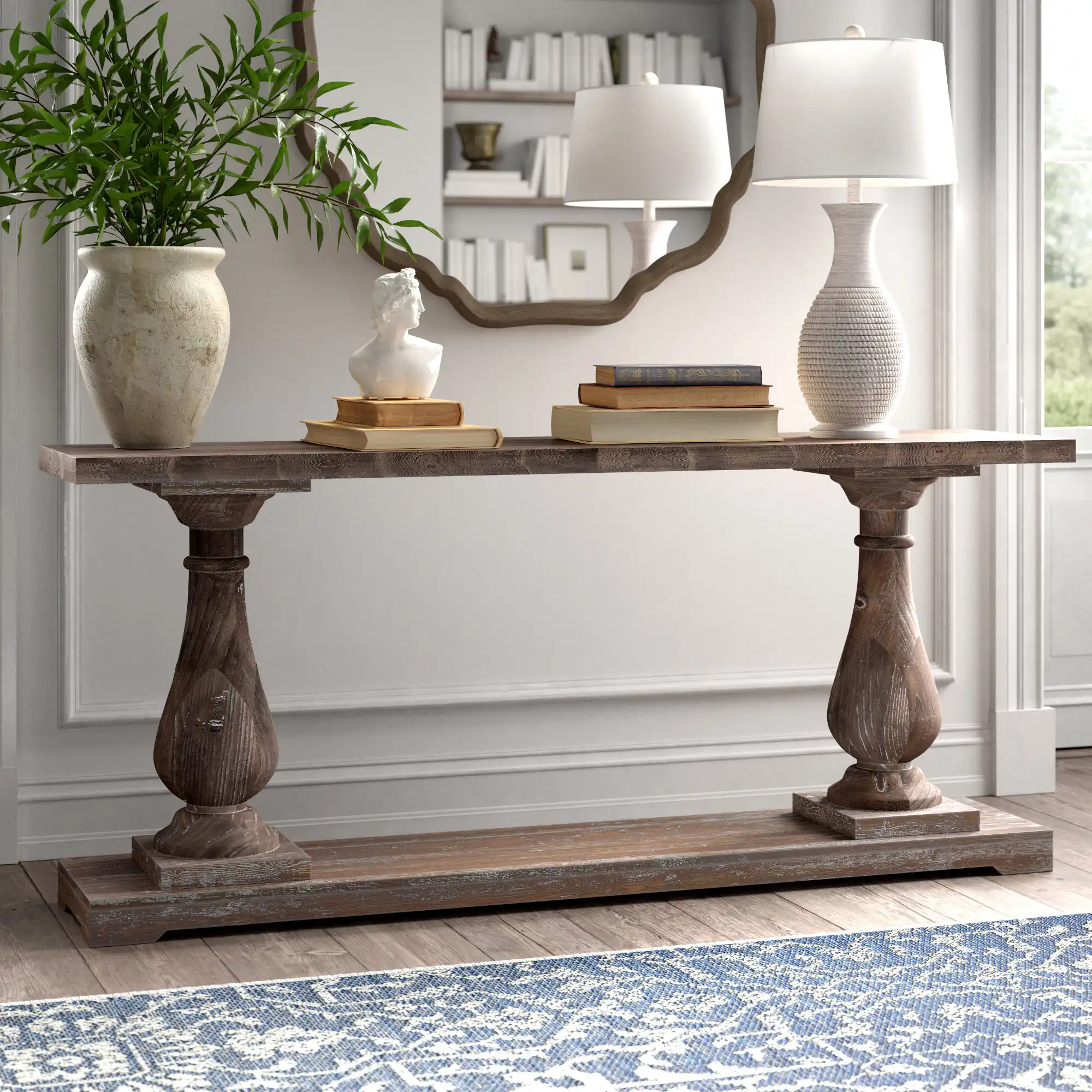Jarrell 71" Solid Wood Console Table
