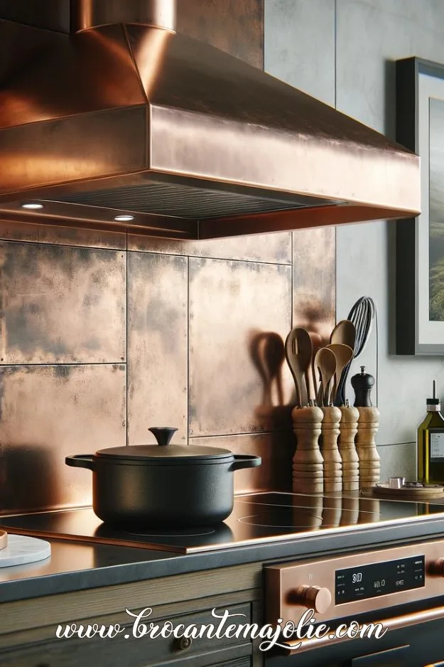 copper kitchen backsplash