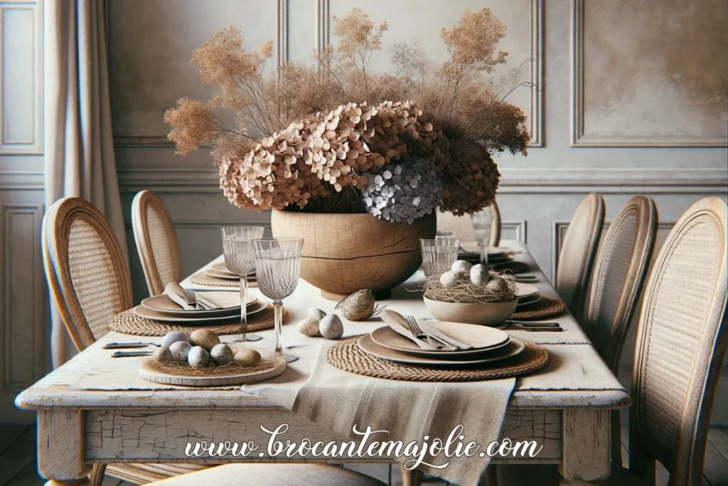 easter dining table decor french country