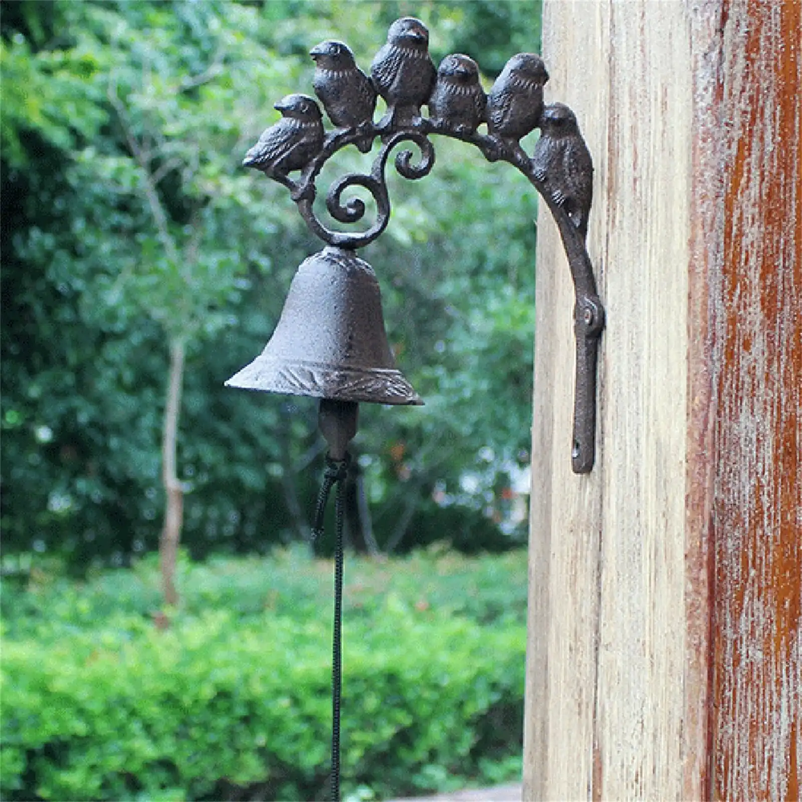 Vintage Birdies Wall Mounted Cast Iron Door Bell