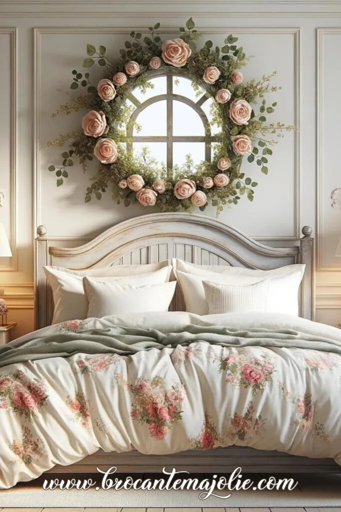 romantic Valentine day decorations for a bedroom