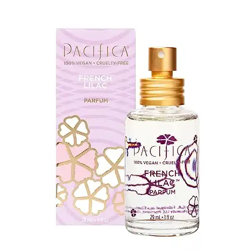 Pacifica Beauty, French Lilac Clean Fragrance Spray Perfume, Floral Scent, Vegan + Cruelty Free, Phthalate-Free, Paraben-Free (Package May Vary)