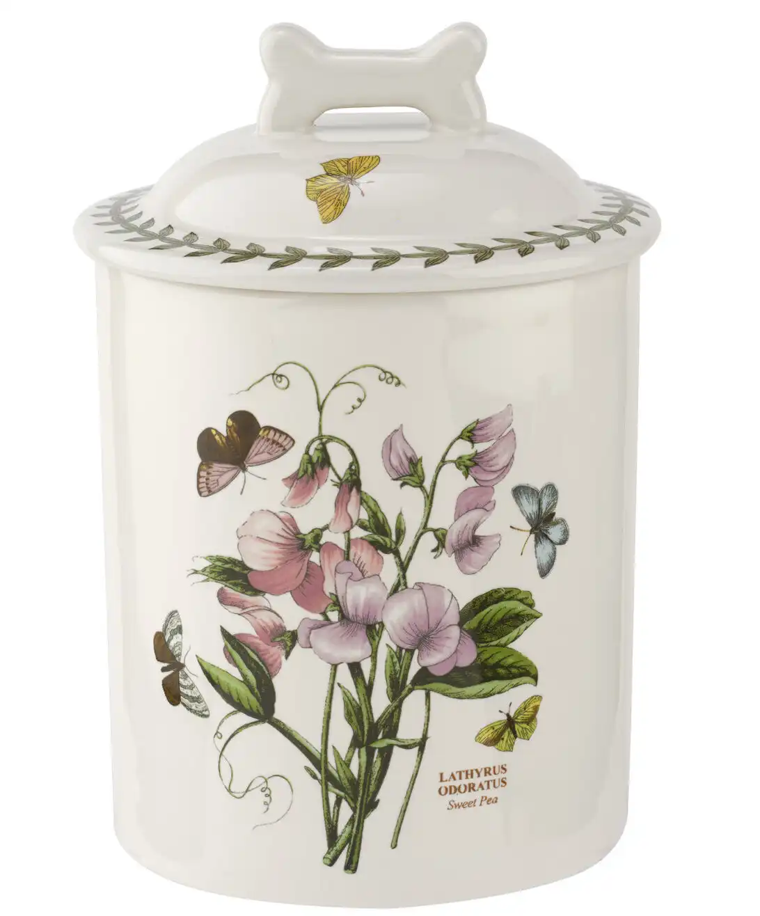 Portmeirion Botanic Garden Treat Jar 7" Sweet Pea & Reviews | Wayfair