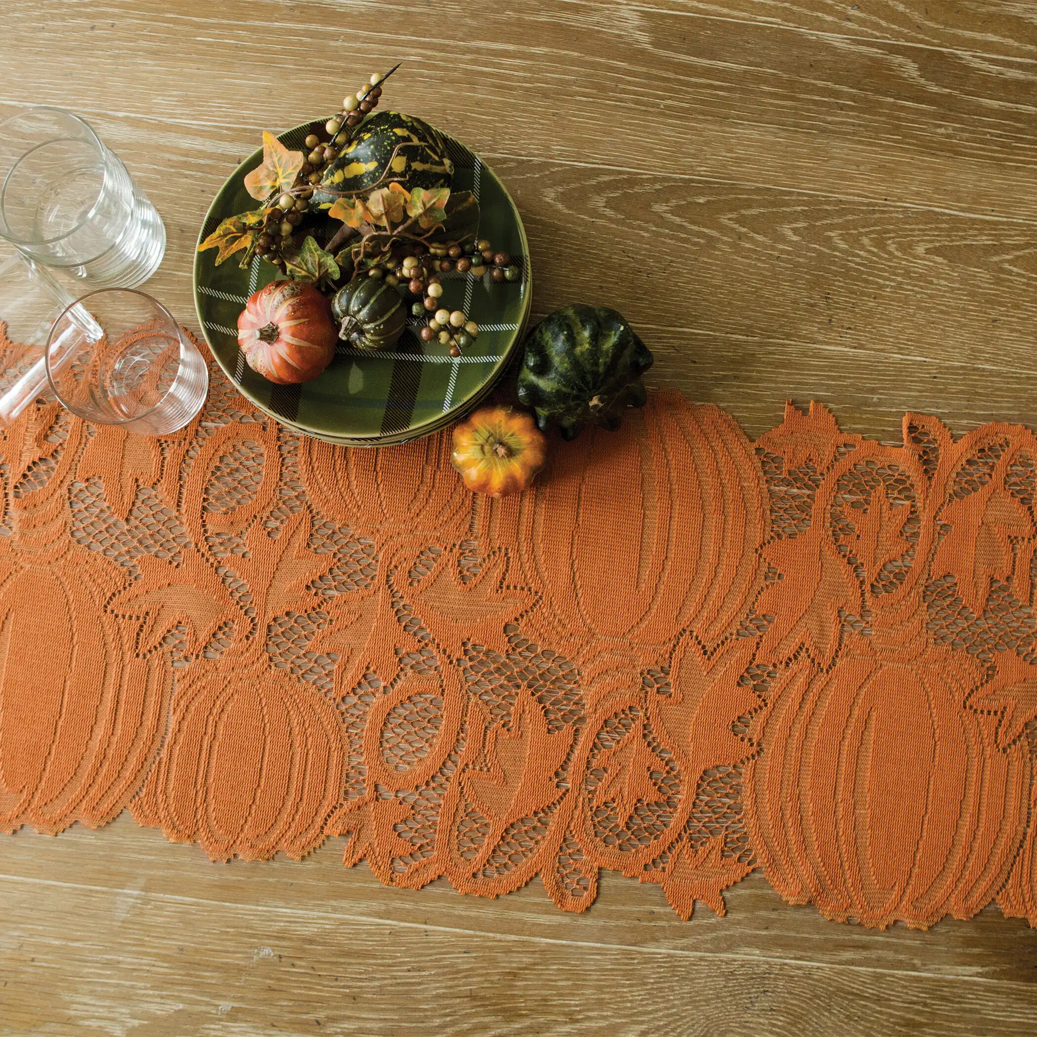 Lyndora Toile Thanksgiving Table Runner