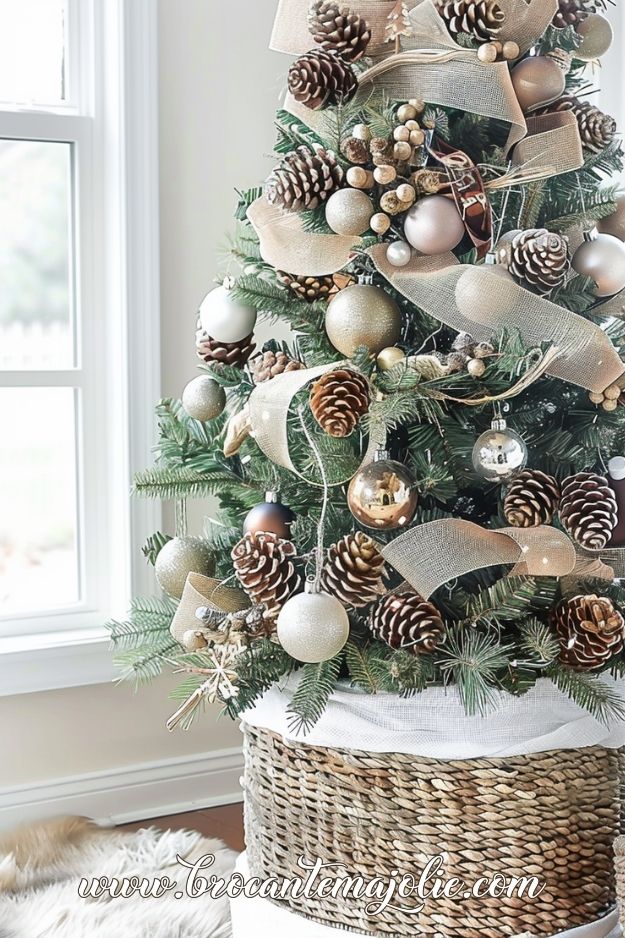 farmhouse christmas decor ornaments tree