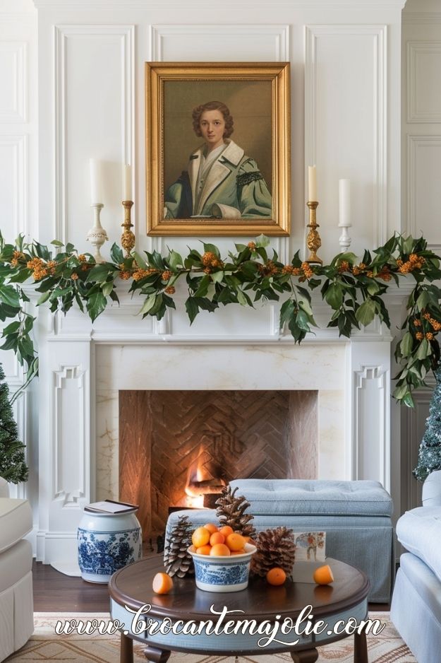 christmas mantle decor