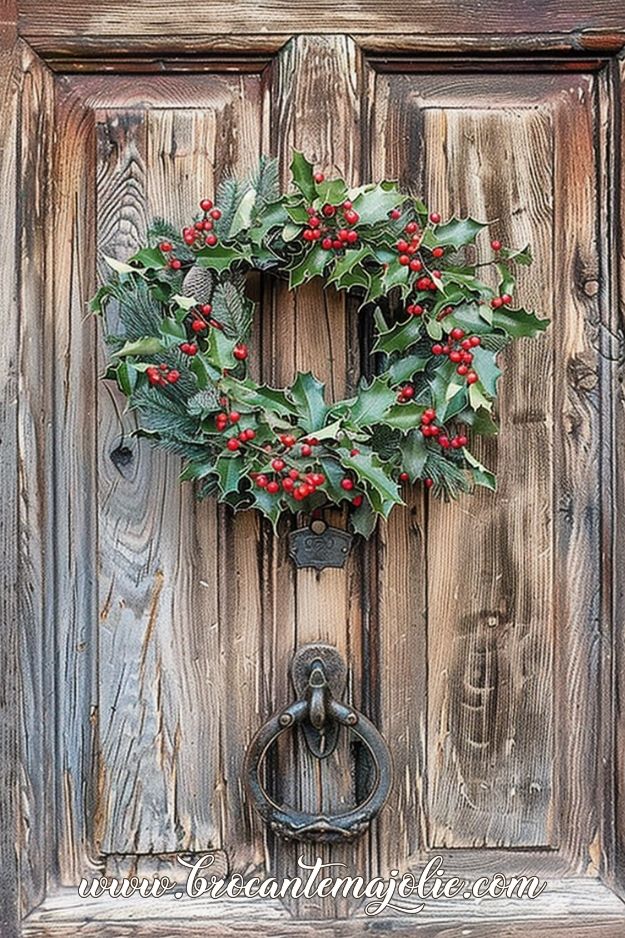 french-christmas-nature-wreath-door