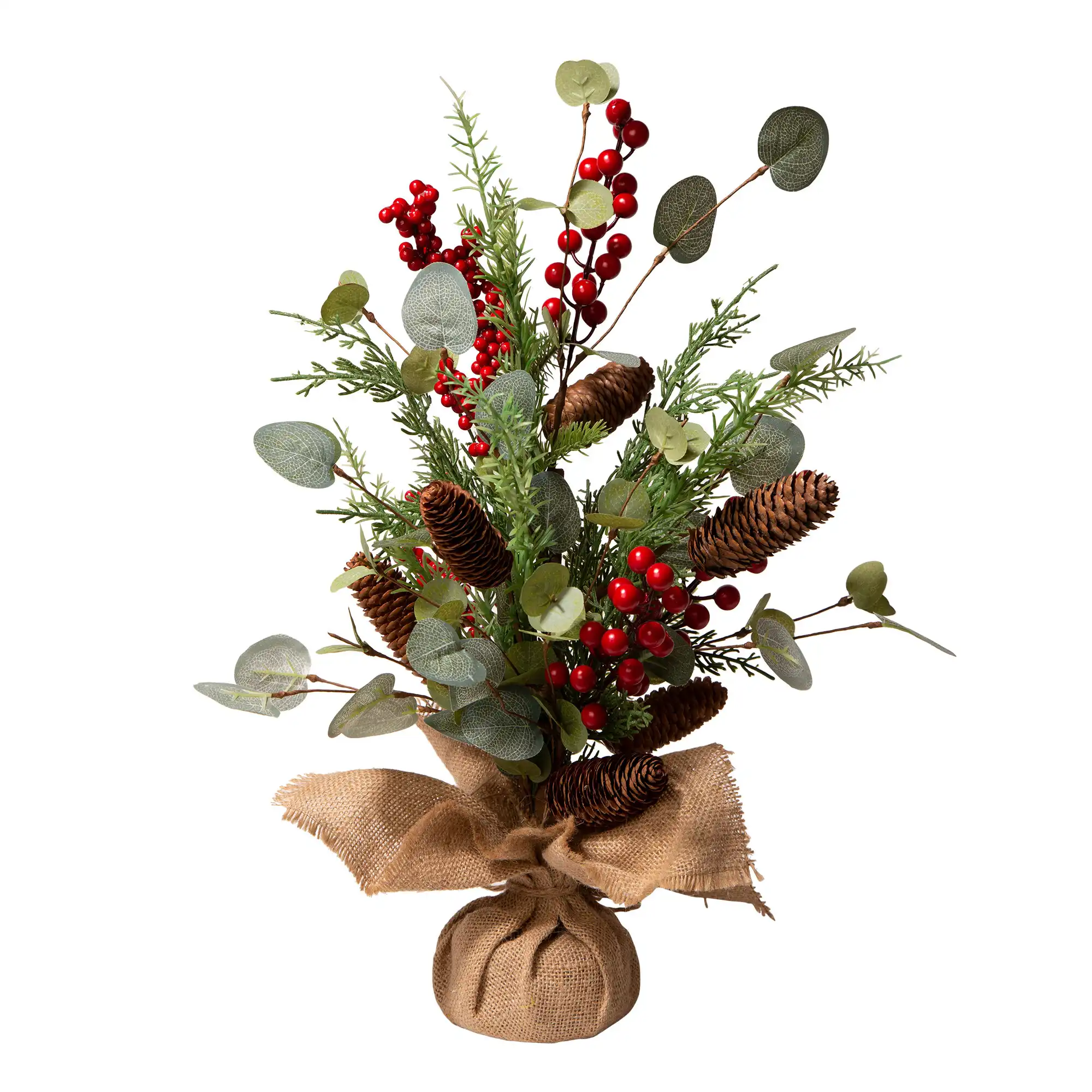 The Holiday Aisle Christmas Floral Table Tree Decor & Reviews | Wayfair