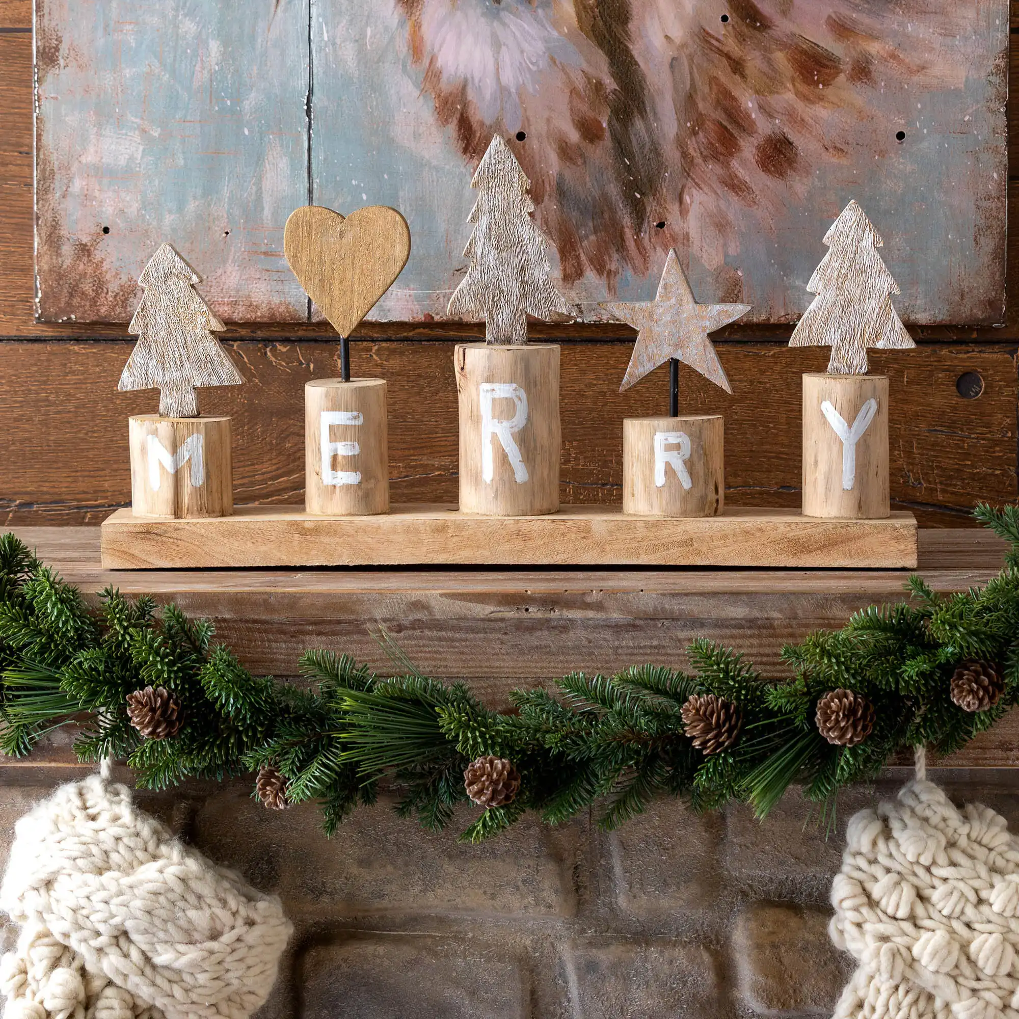 Park Hill Merry Mantel Piece | Wayfair