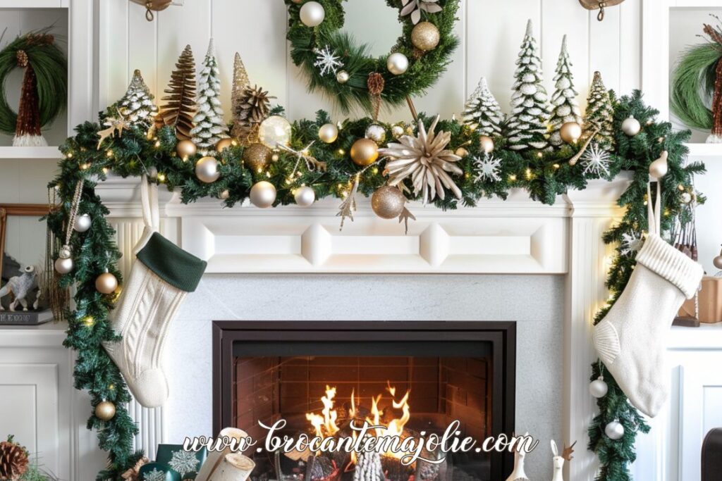 christmas mantle decor