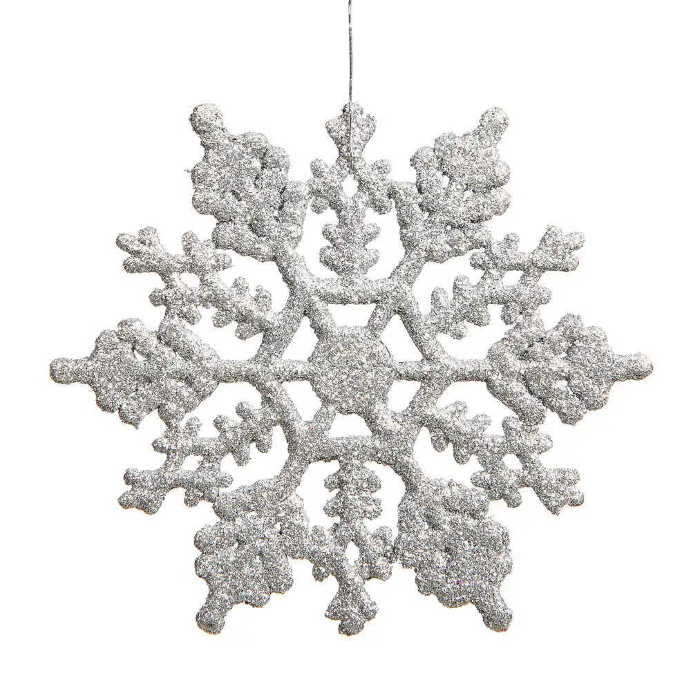 Glitter Snowflake Ornament