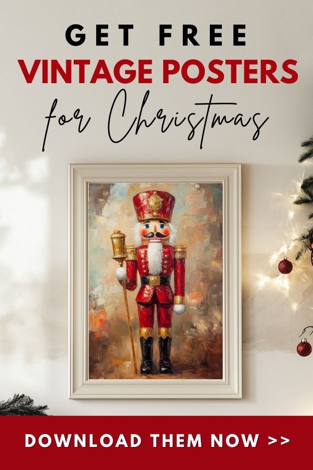 free vintage christmas posters opt in